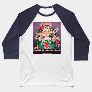 Christmas Spirit - Twinkling Troubles Baseball T-Shirt